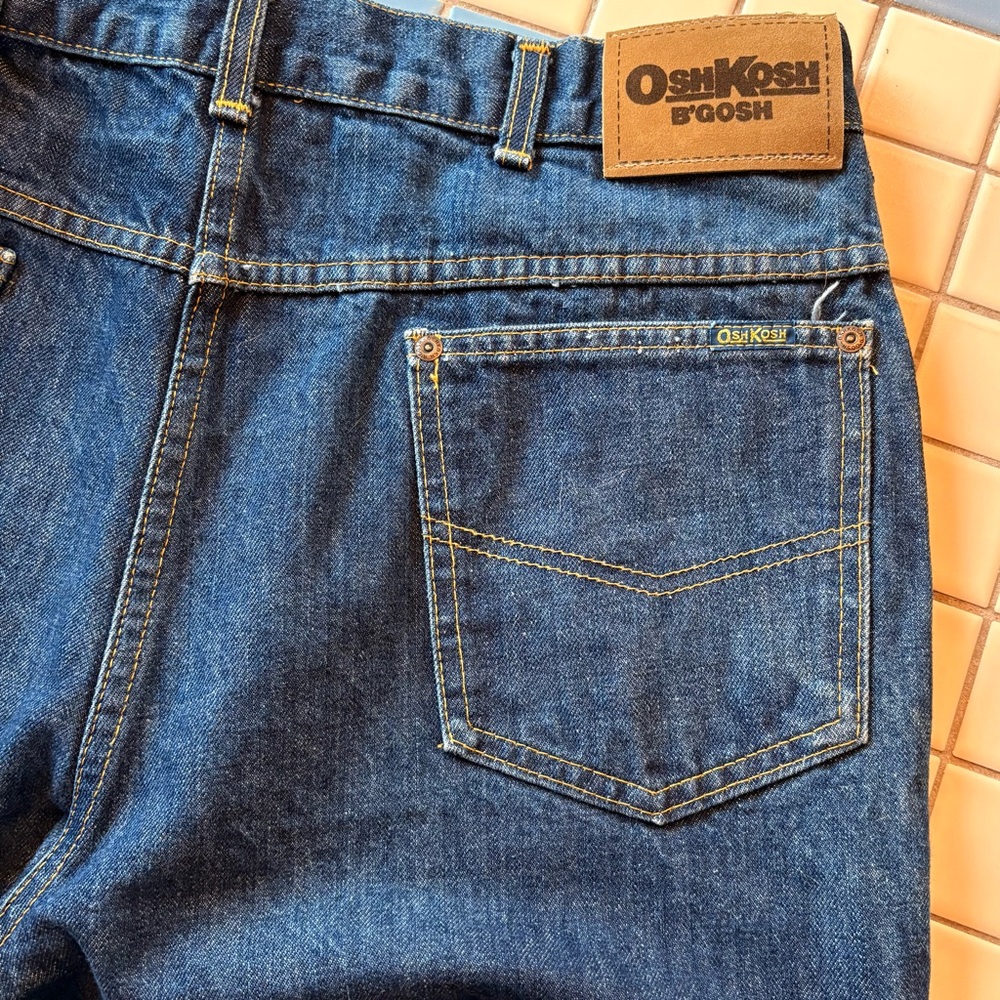 OshKosh B'gosh Classic Blue Denim Pants - Picture 6 of 7